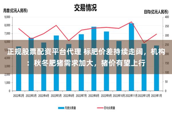 正规股票配资平台代理 标肥价差持续走阔，机构：秋冬肥猪需求加大，猪价有望上行